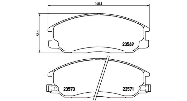 MAGNETI MARELLI Комплект тормозных колодок, дисковый тормоз 363700430013